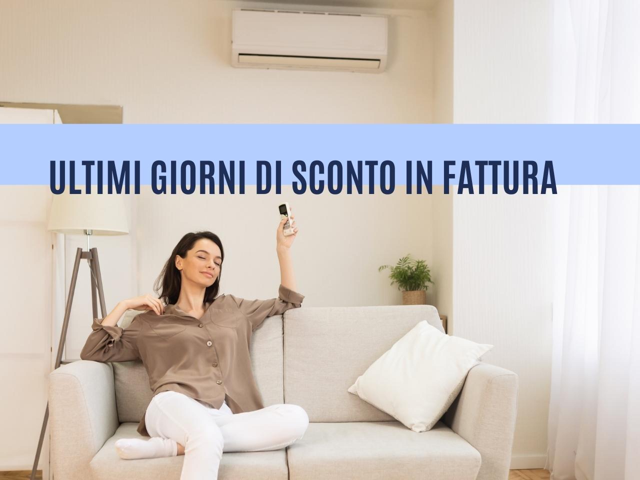 sconto in fattura clima